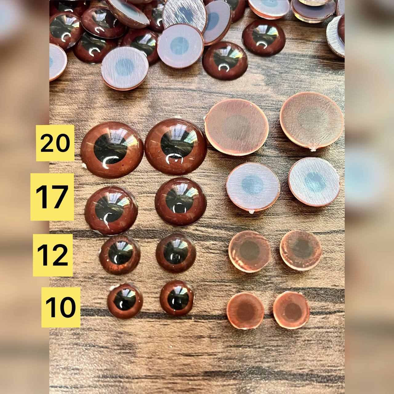 چشم پشت تخت قهوه ای